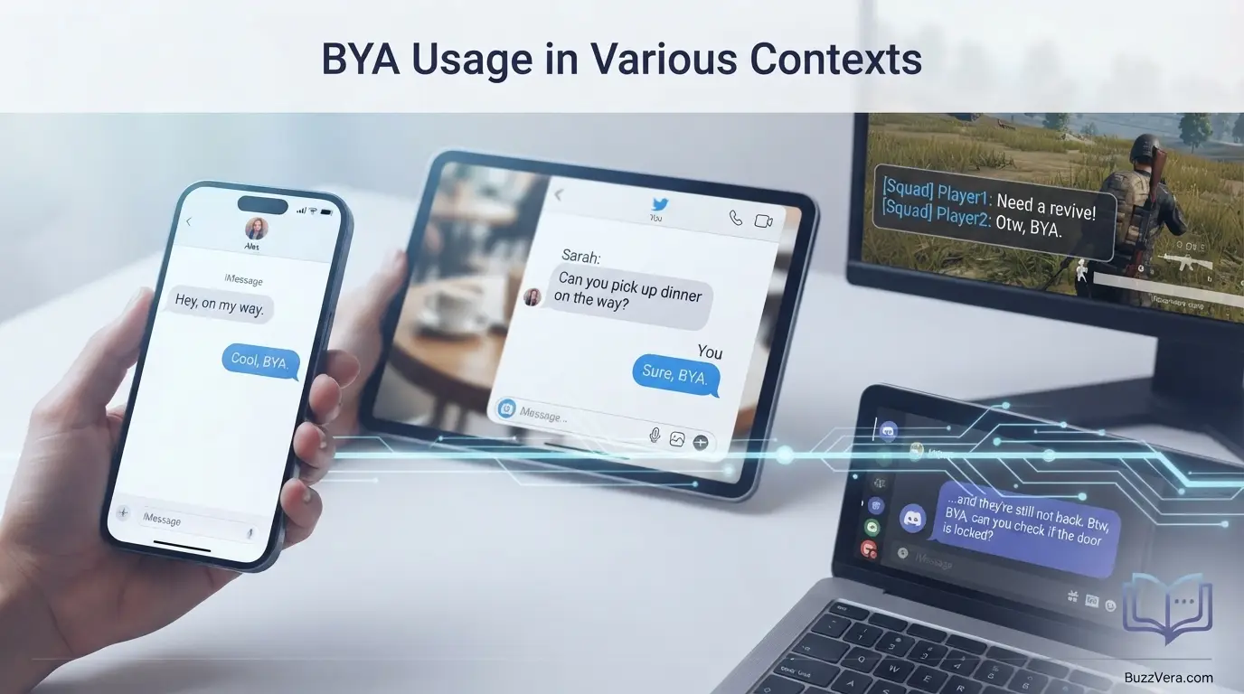 BYA Usage in Various Contexts