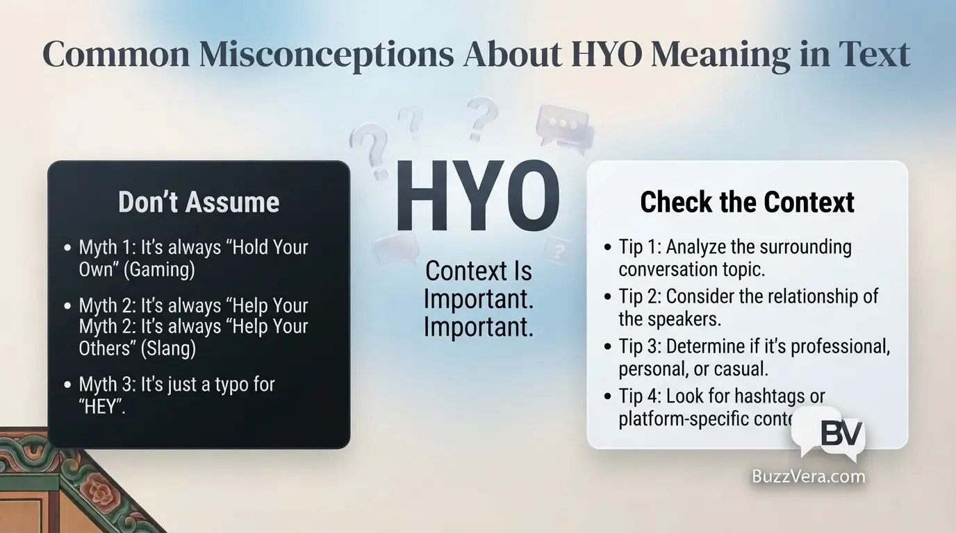 Common Misconceptions About HYO Meaning in Text