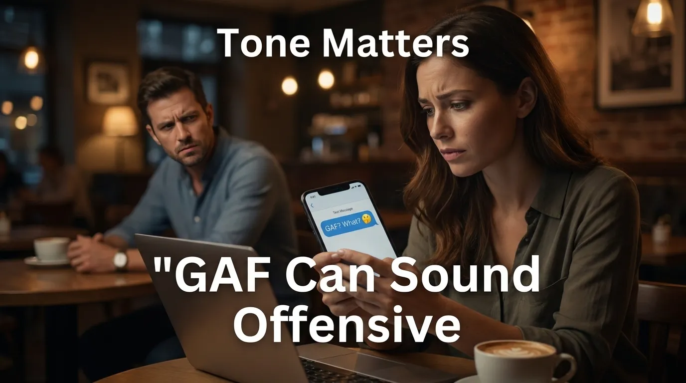 Does GAF Have a Hidden or Offensive Meaning?