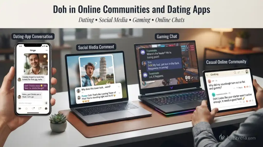 Doh in Online Communities and Dating Apps