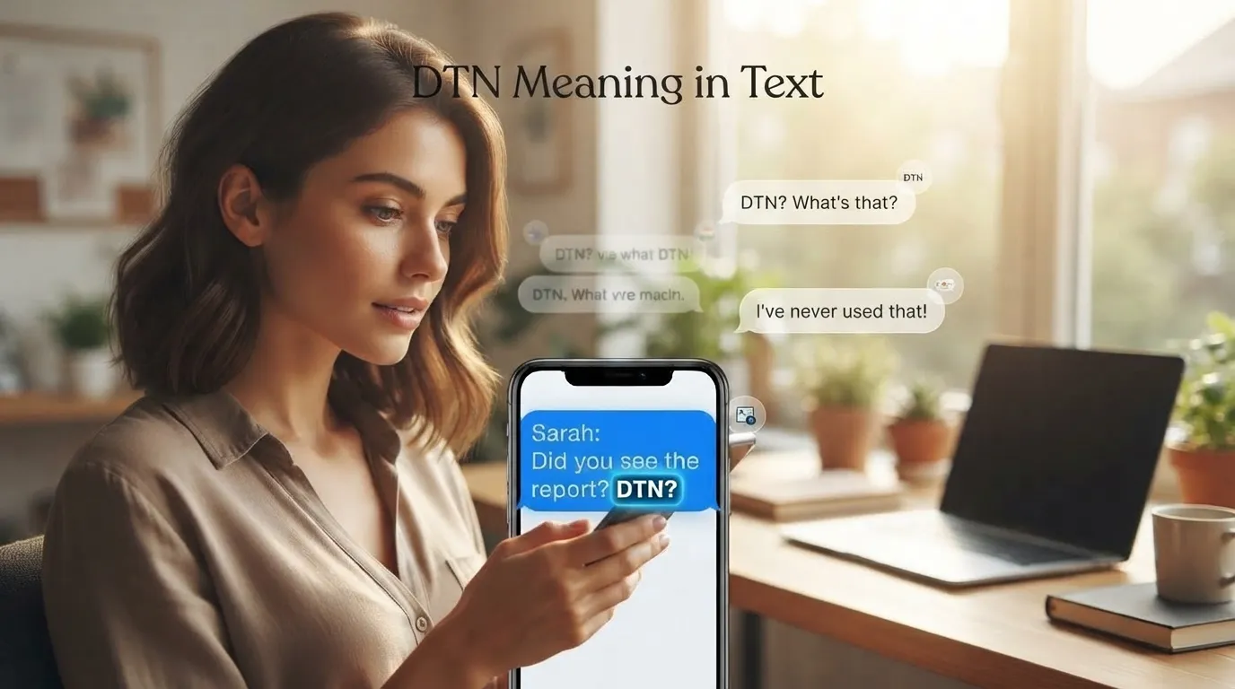 DTN Meaning in Text