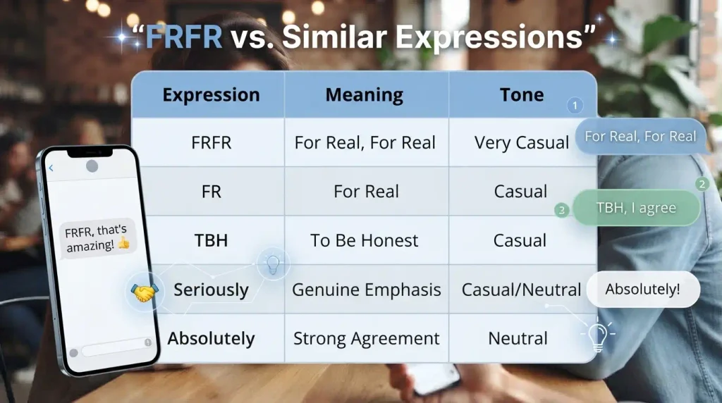 FRFR vs. Similar Expressions