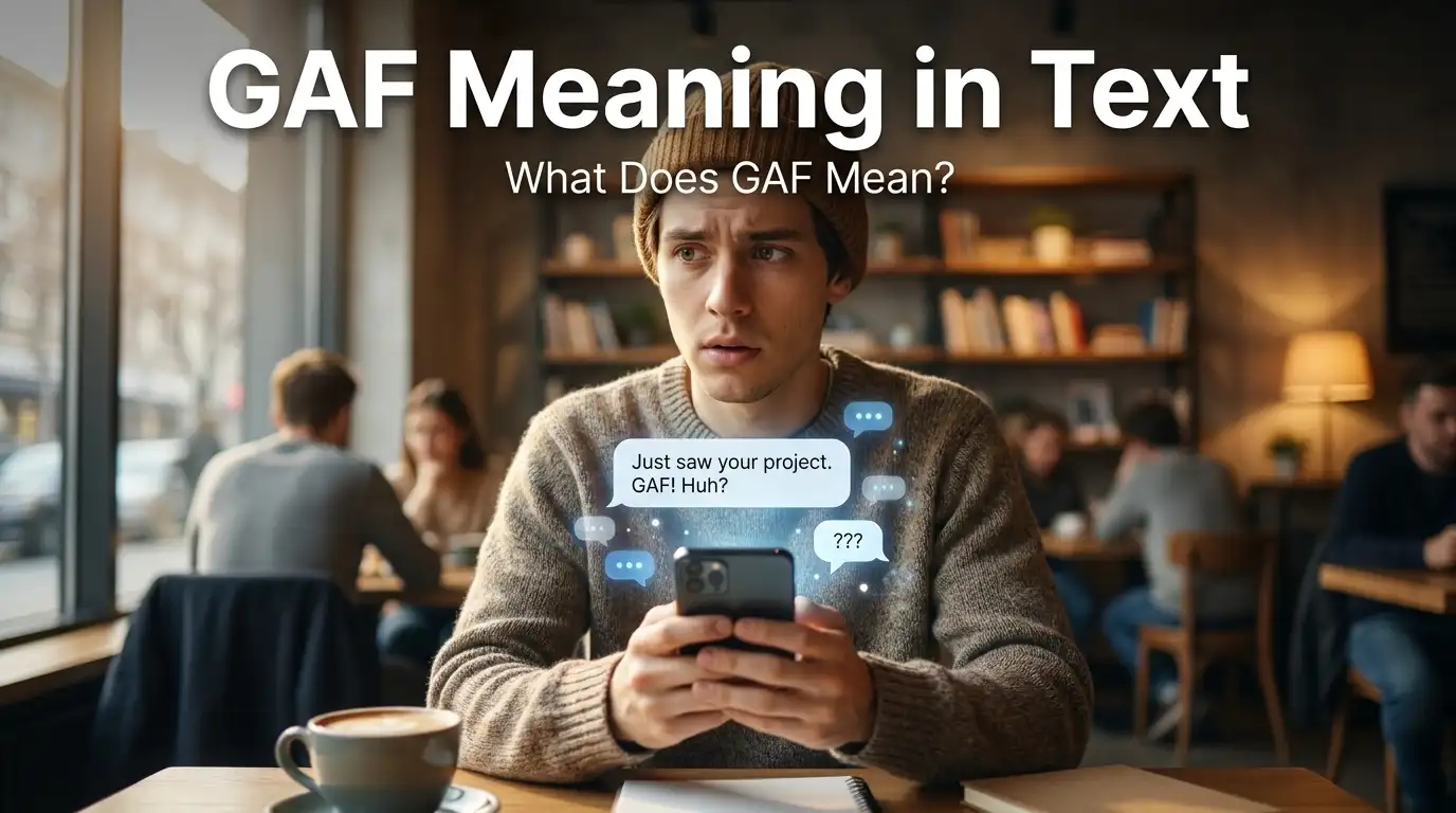 GAF Meaning in Text