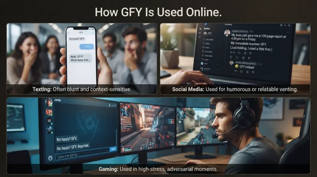 How Is GFY Used in Texting, Social Media, and Gaming?