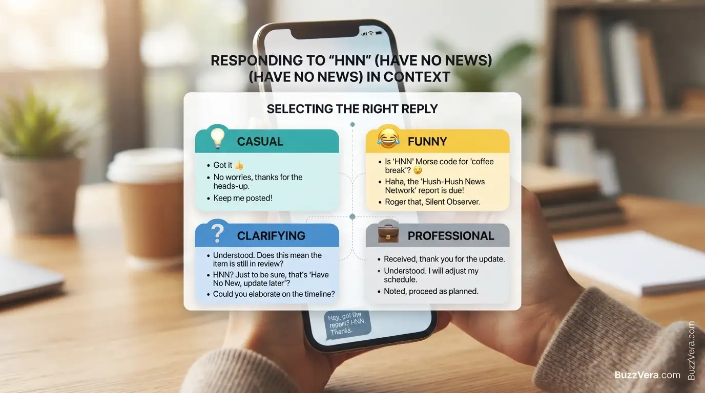 How to Respond to HNN in Text
