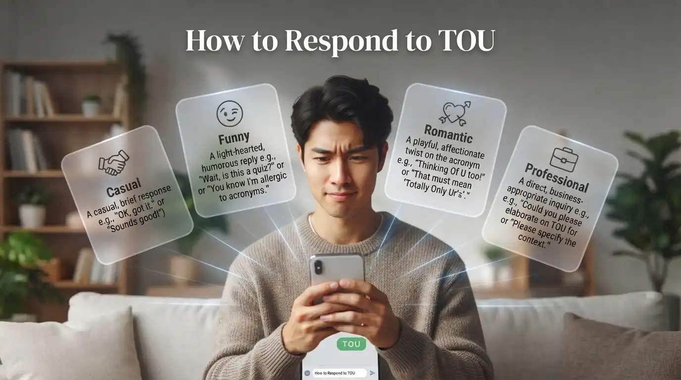 How to Respond When Someone Says TOU