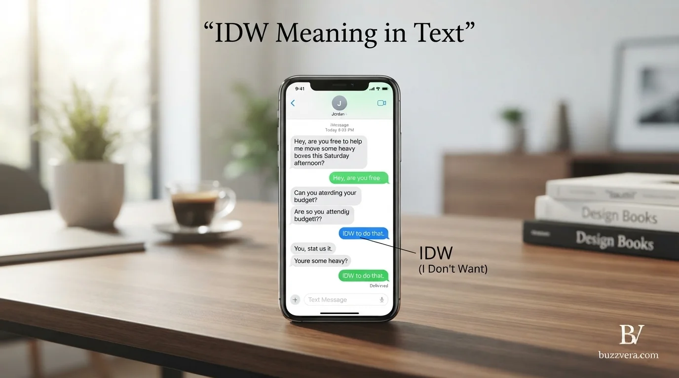 IDW Meaning in Text