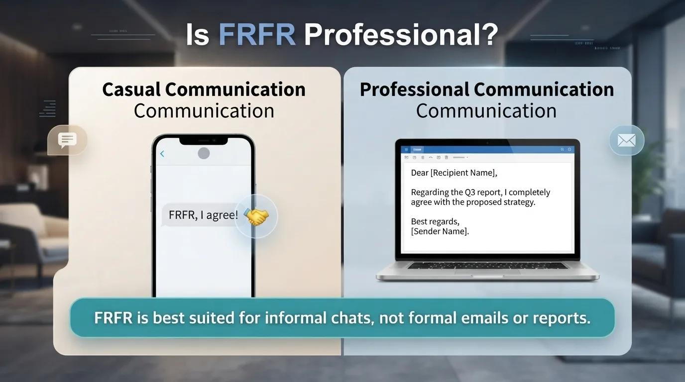 Is FRFR Suitable for Professional Communication?