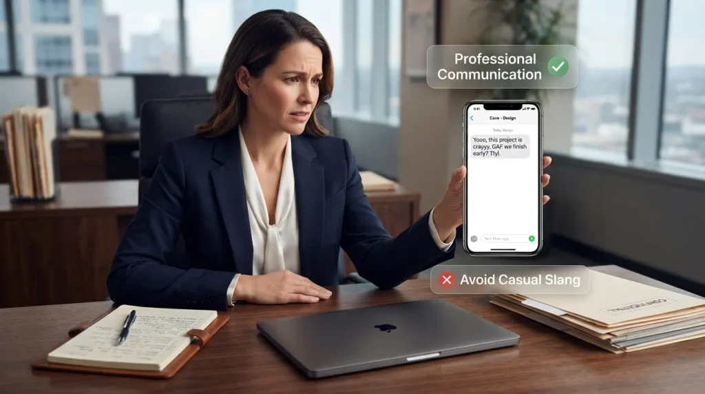 Is GAF Appropriate for Professional Communication?