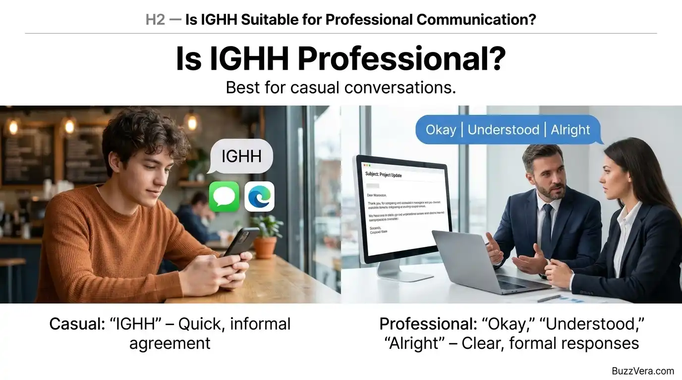 Is IGHH Suitable for Professional Communication?