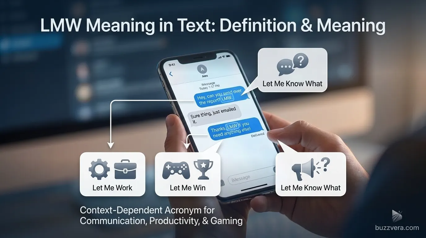 LMW Meaning in Text: Definition & Meaning