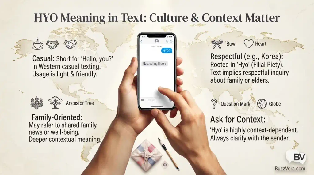 Regional and Cultural Differences in HYO Meaning in Text
