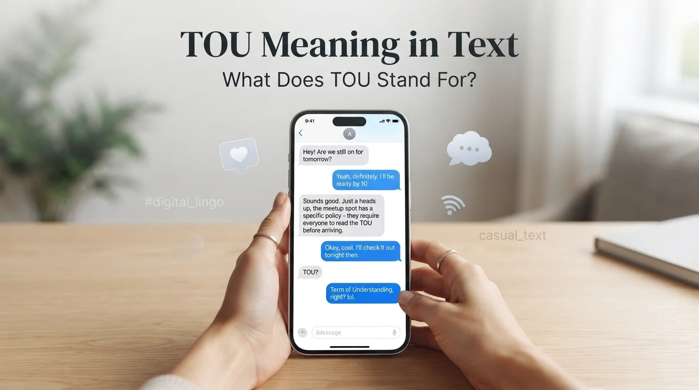 TOU Meaning in Text