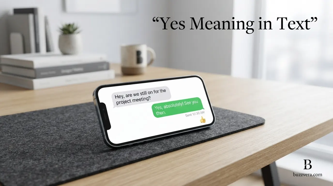 Yes Meaning in Text