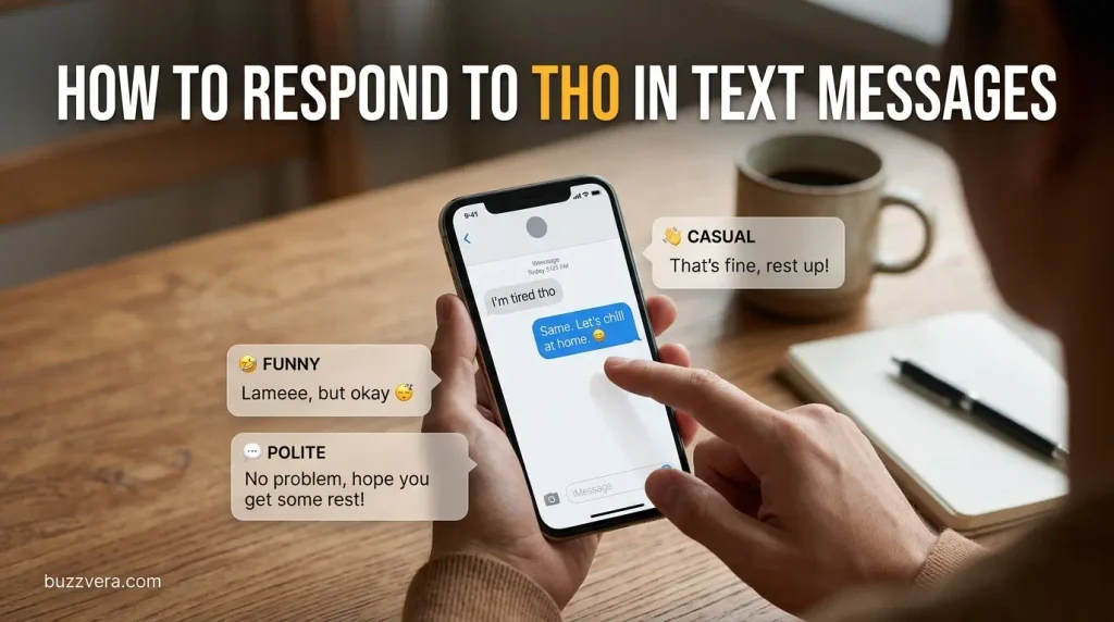 How to Respond to Tho Meaning in Text Messages