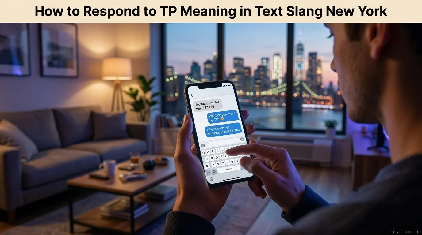 How to Respond to TP Meaning in Text Slang New York