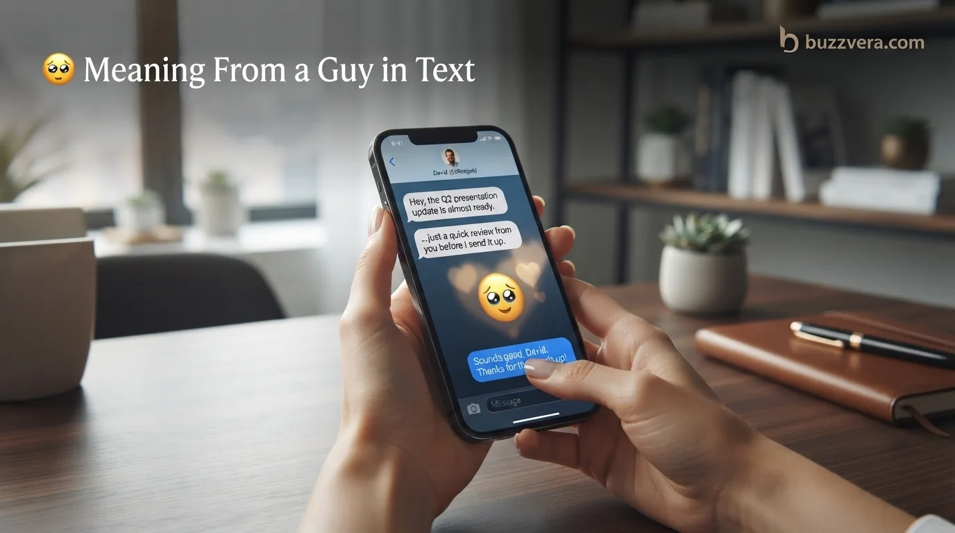 🥹 Meaning from a Guy in Text