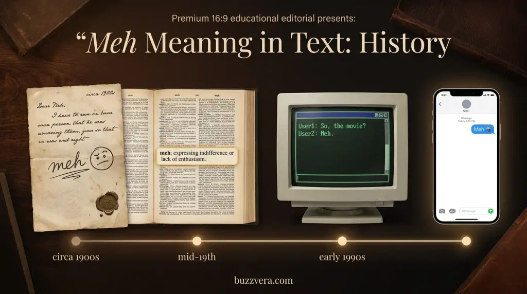 Meh Meaning in Text: Background and History