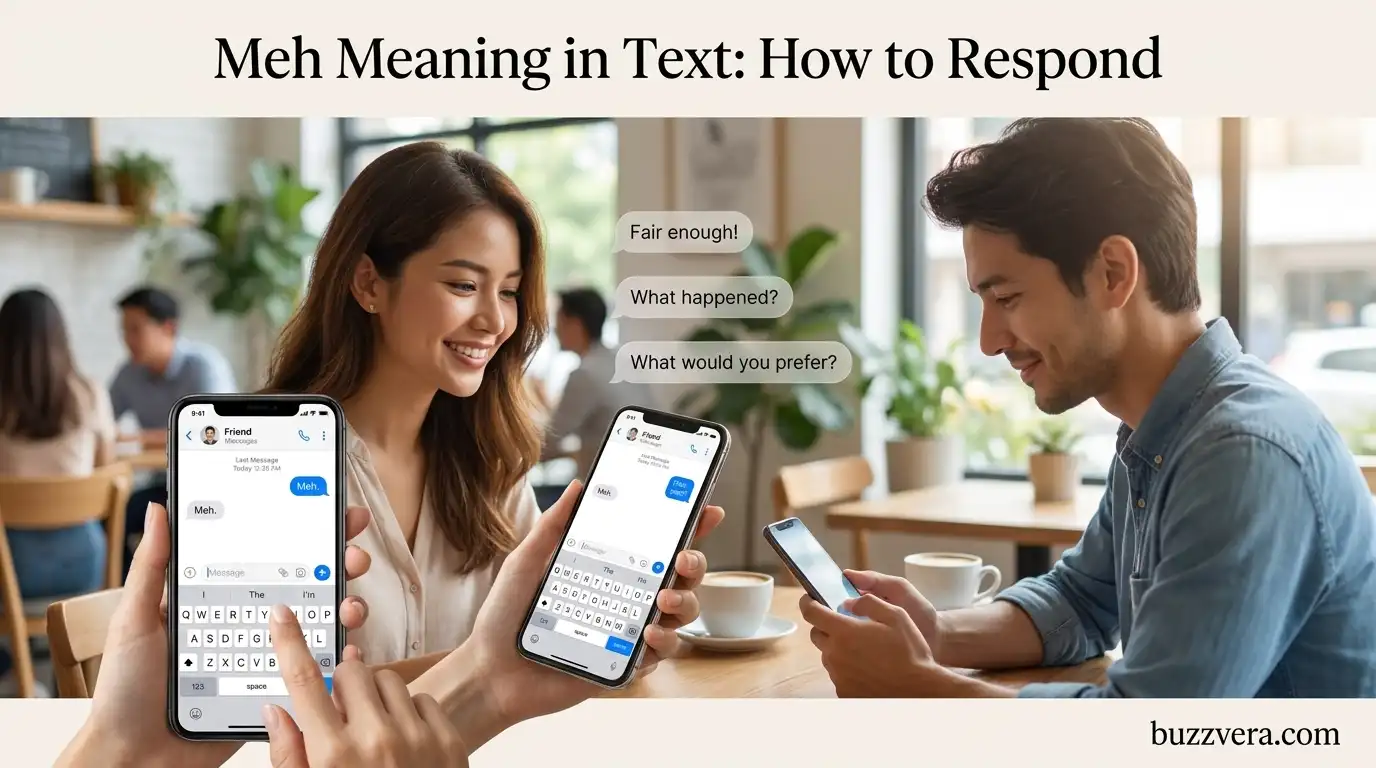 Meh Meaning in Text: How to Respond to Meh