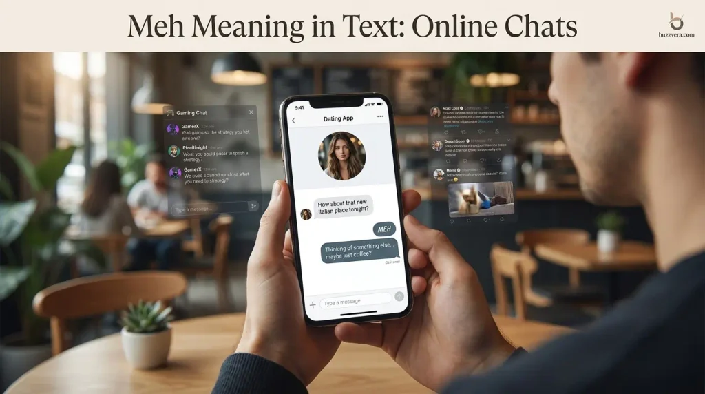 Meh Meaning in Text: Online Communities and Dating Apps